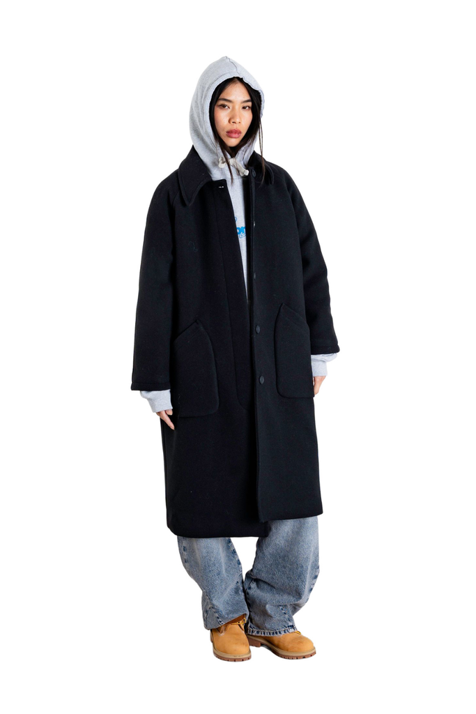 WBBrenna Wool Coat - Black - Woodbird