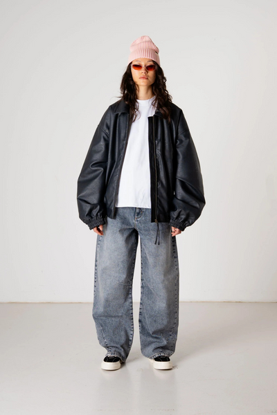 WBBrooke Smoke Jeans - Dark Grey - Woodbird