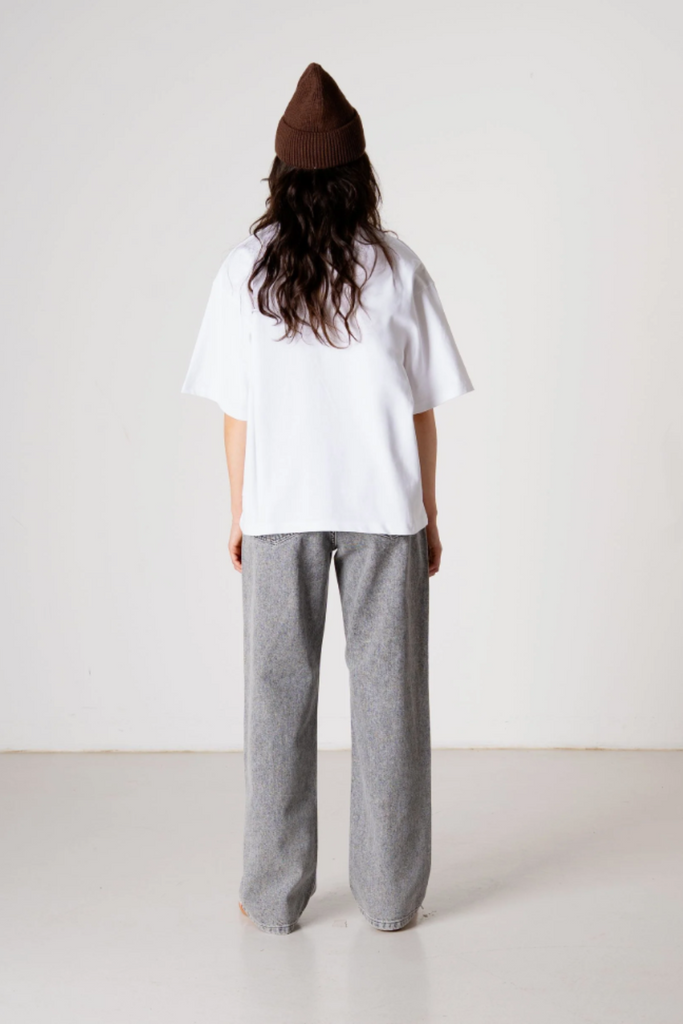 WBCarla Ash Grey Jeans - Grey - Woodbird