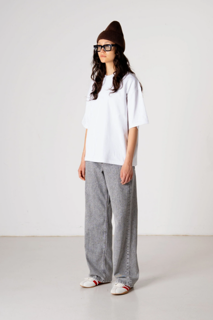 WBCarla Ash Grey Jeans - Grey - Woodbird