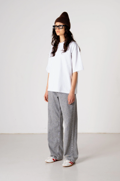 WBCarla Ash Grey Jeans - Grey - Woodbird