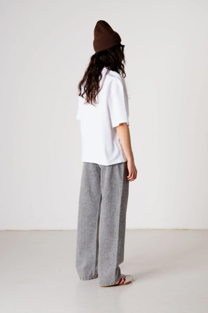 WBCarla Ash Grey Jeans - Grey - Woodbird