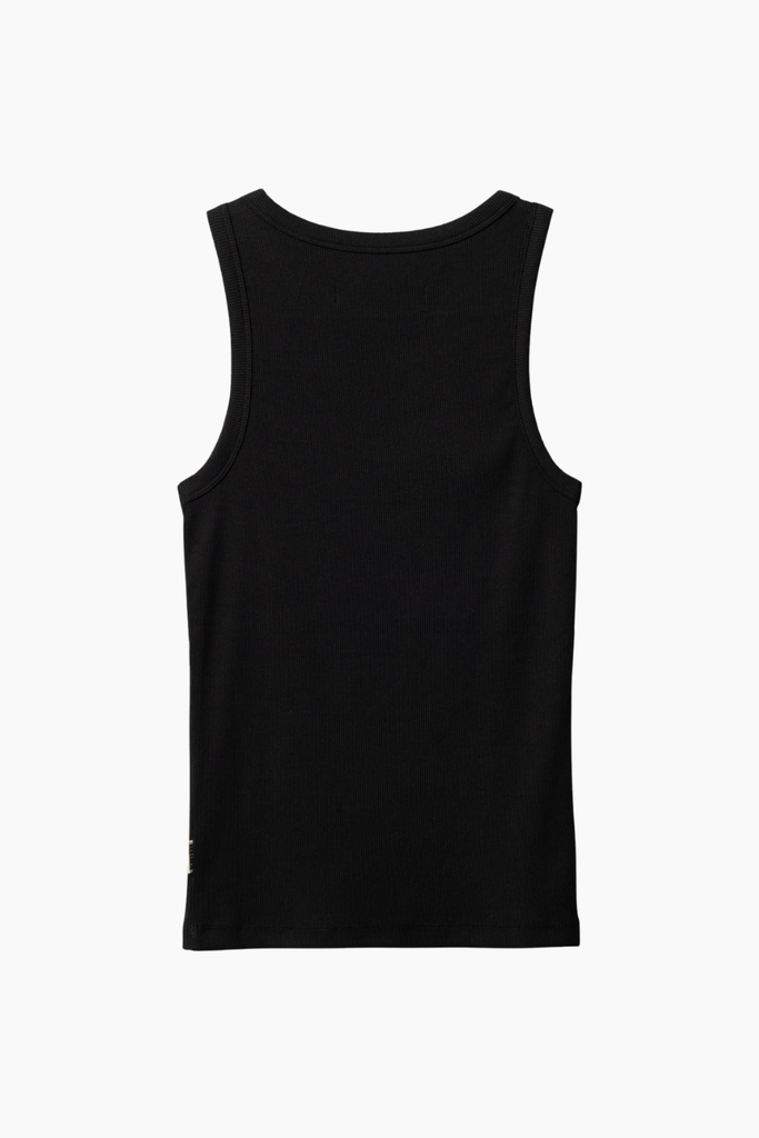 WBDee Rib Tank Top - Black - Woodbird