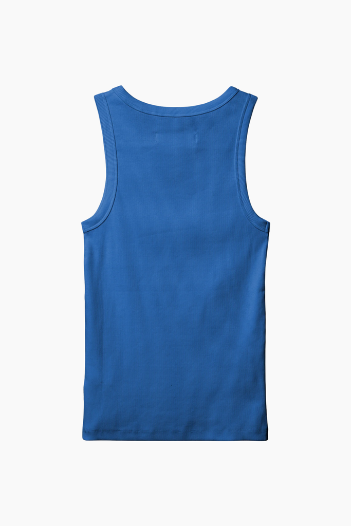 WBDee Rib Tank Top - Cobalt Blue - Woodbird
