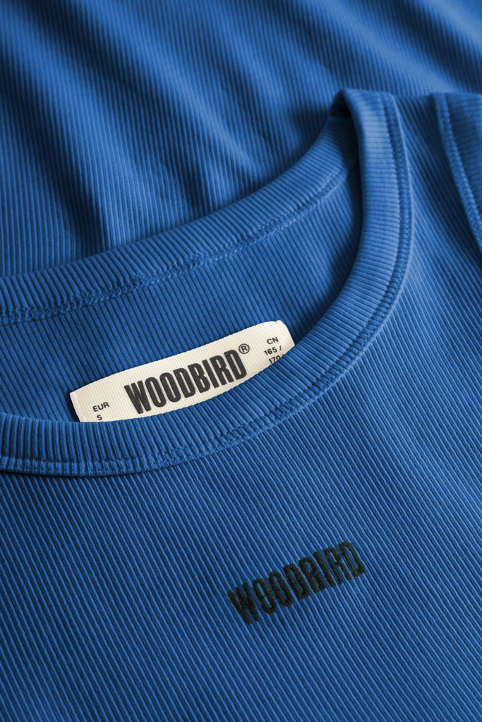 WBDee Rib Tank Top - Cobalt Blue - Woodbird