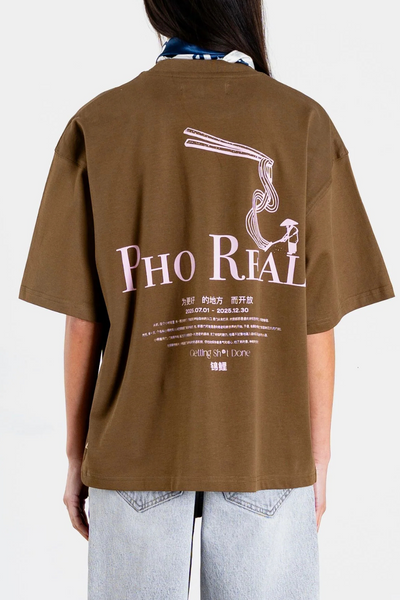 WBJuno Pho Tee - Dark Brown - Woodbird