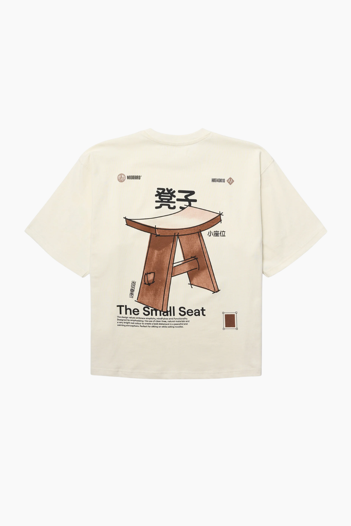 WBJuno Seat Tee - Off White - Woodbird