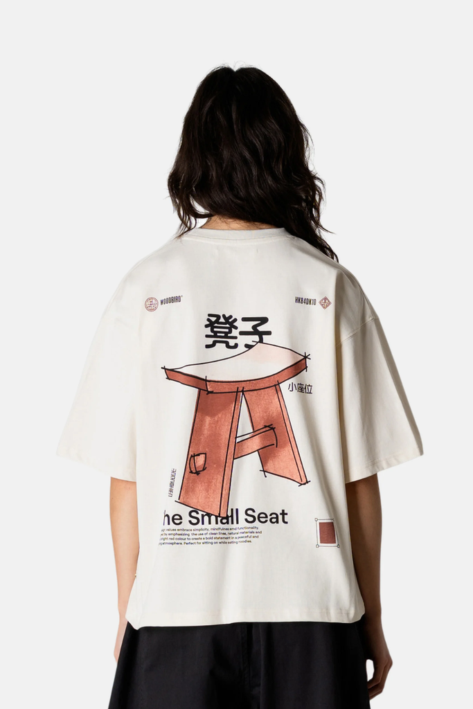 WBJuno Seat Tee - Off White - Woodbird