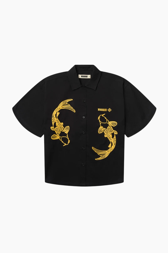 WBLuna Carp Shirt - Black - Woodbird