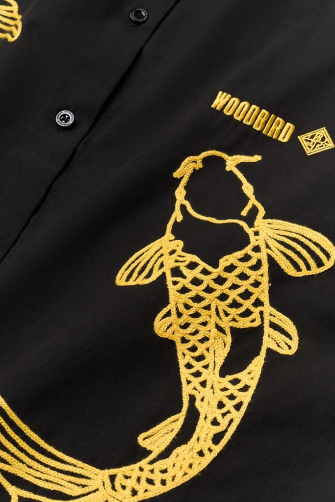 WBLuna Carp Shirt - Black - Woodbird