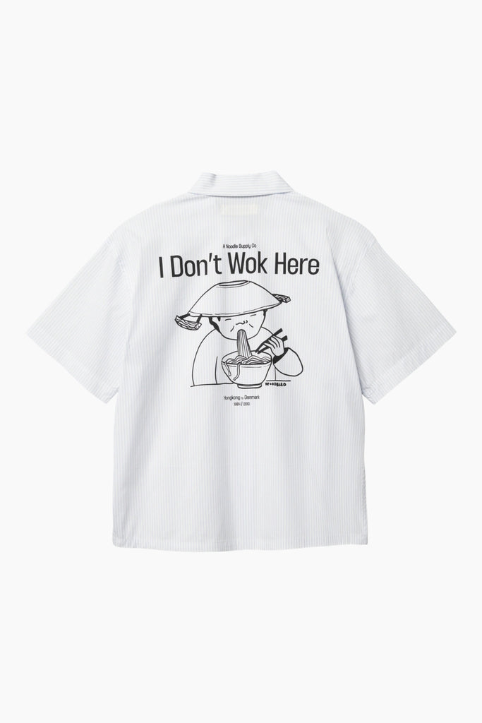 WBLuna Wok Shirt - Blue Stripe - Woodbird
