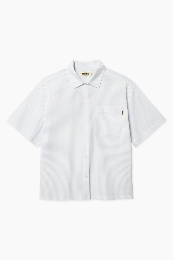 WBLuna Wok Shirt - Blue Stripe - Woodbird