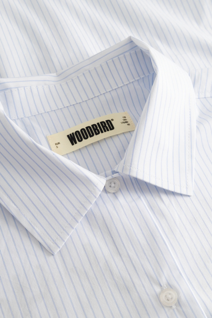 WBLuna Wok Shirt - Blue Stripe - Woodbird