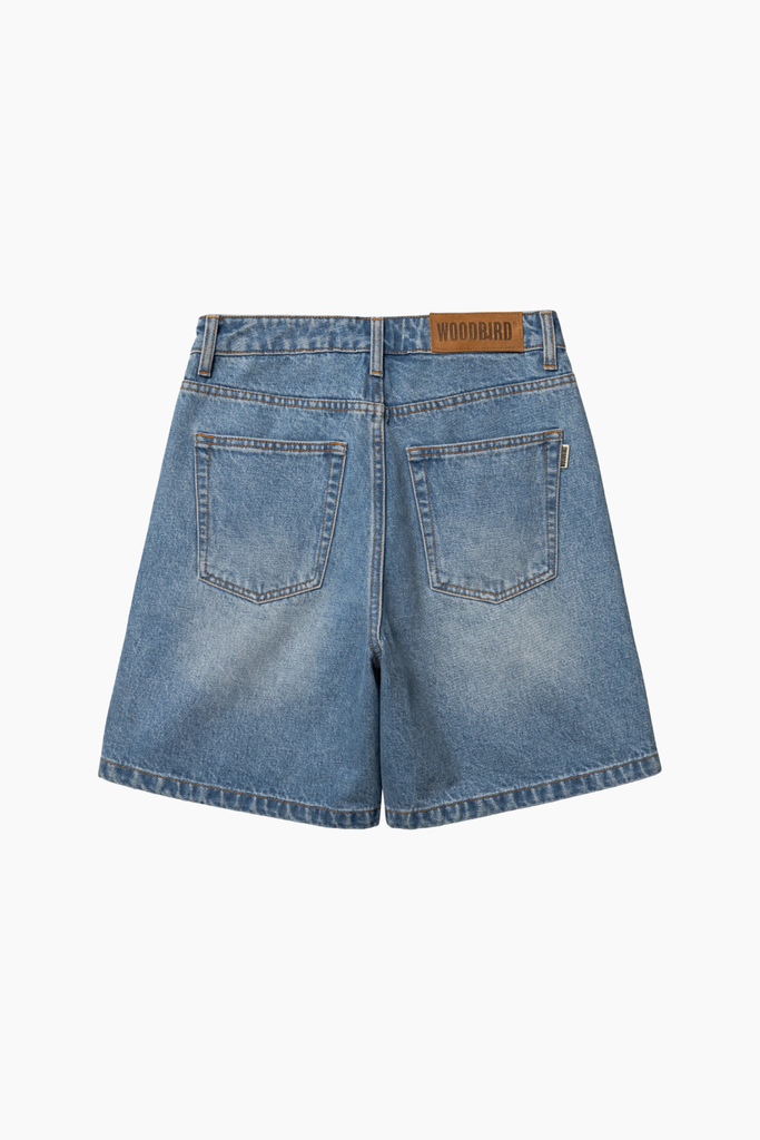 WBMaggie Orig Shorts - Blue Washed - Woodbird