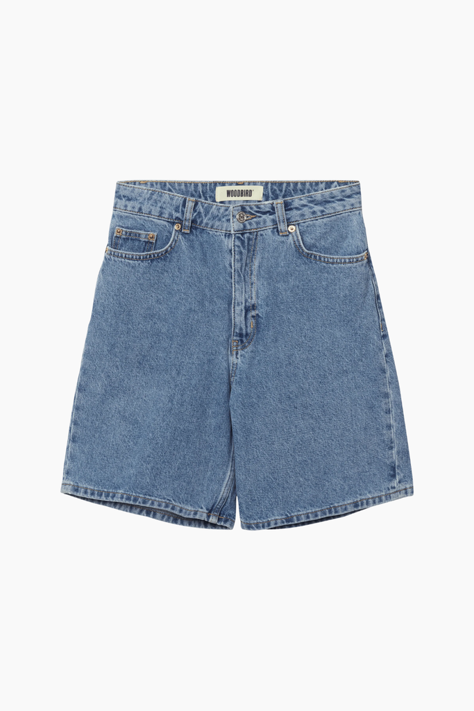 WBMaggie Stone Shorts - Blue - Woodbird