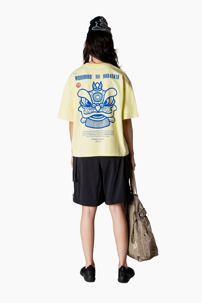 WBJuno Lion Tee - Wax Yellow - Woodbird