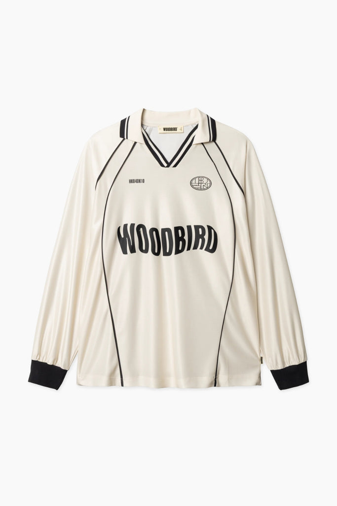 WBWaka L/S Sports Polo - Off White - Woodbird