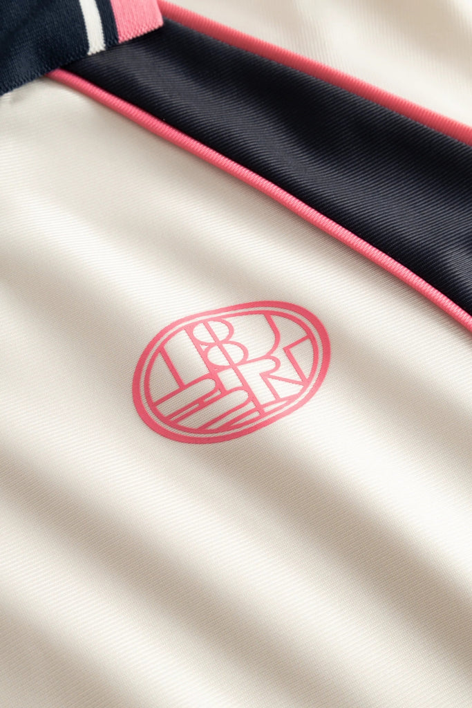 WBWaka S/S Sports Polo - Off White-Navy - Woodbird