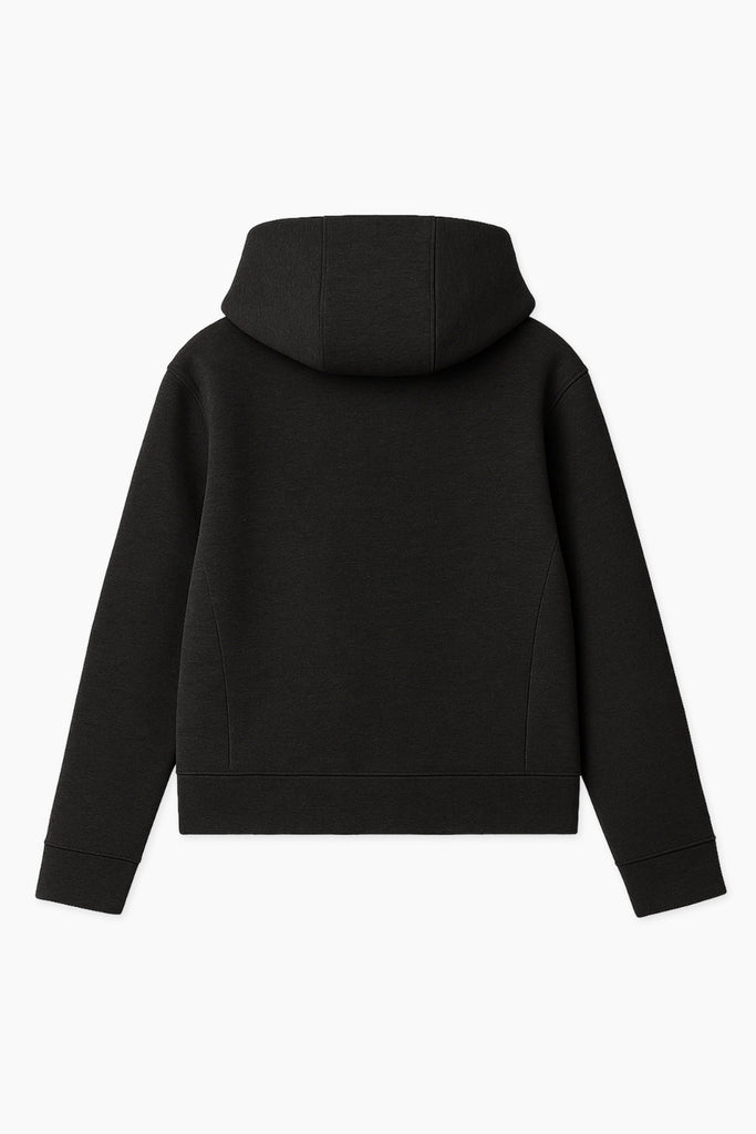 WBWuji Scuba Zip Hoodie - Black - Woodbird