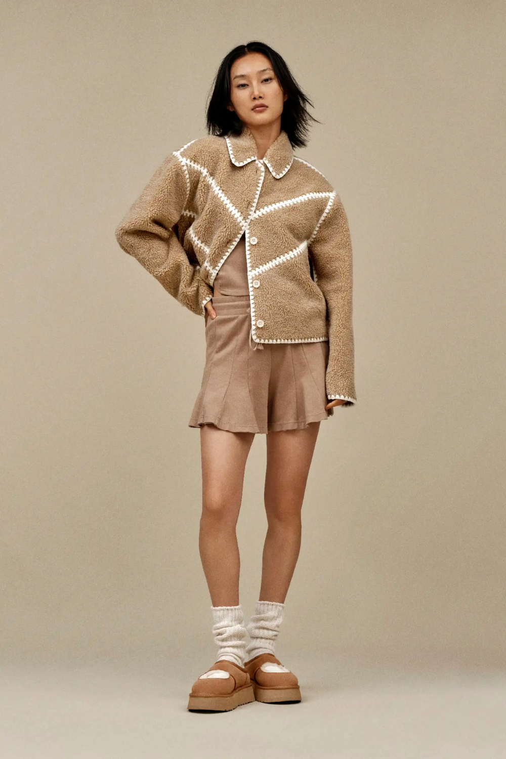 W Bea Mary Jane - Chestnut - UGG-4