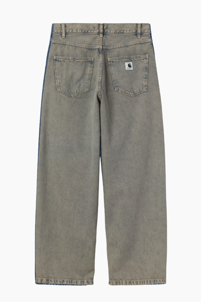 W' Brandon Pant - Blue/Leather Garment Dyed - Carhartt WIP