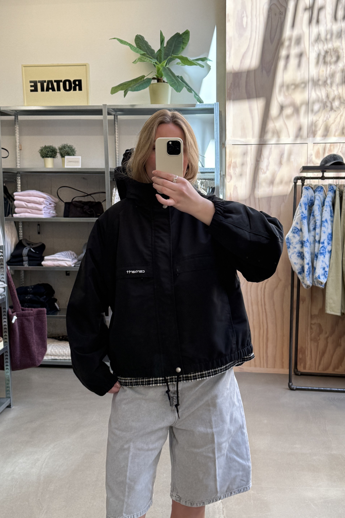W' Iwan Jacket - Black/White - Carhartt WIP