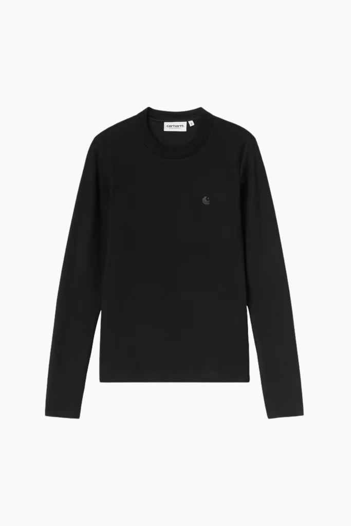 W' L/S Philipa T-Shirt - Black - Carhartt WIP