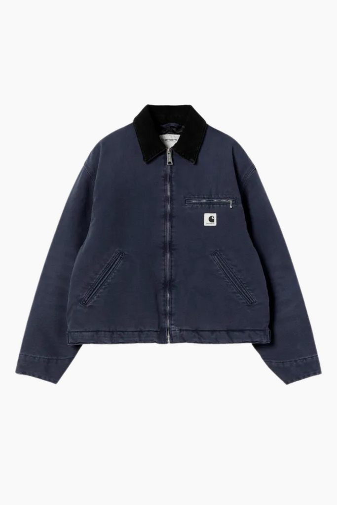 W' OG Detroit Jacket - Dark Navy/Black Stone Canvas - Carhartt WIP