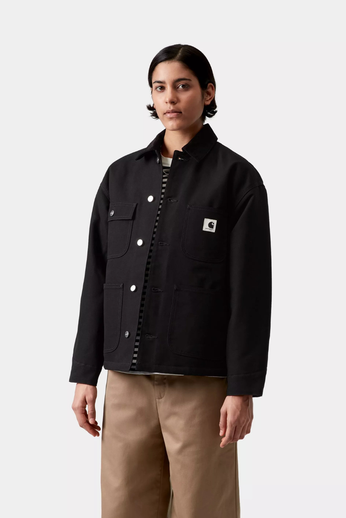 W' OG Michigan Coat - Black/Black Rigid - Carhartt WIP