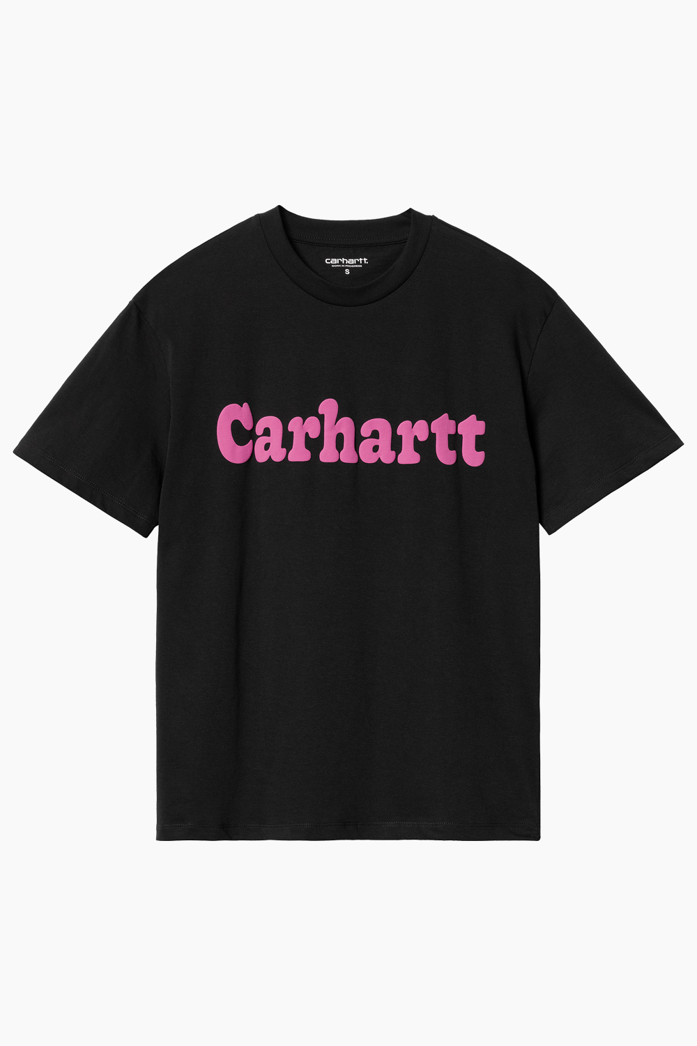 W' S/S Bubbles T-shirt - Black/Pink - Carhartt WIP
