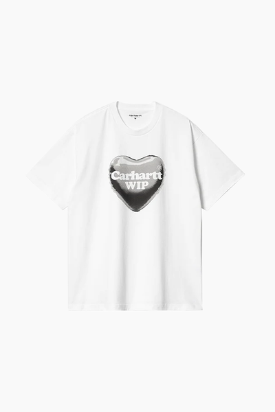 W' S/S Heart Balloon T-shirt - White - Carhartt WIP