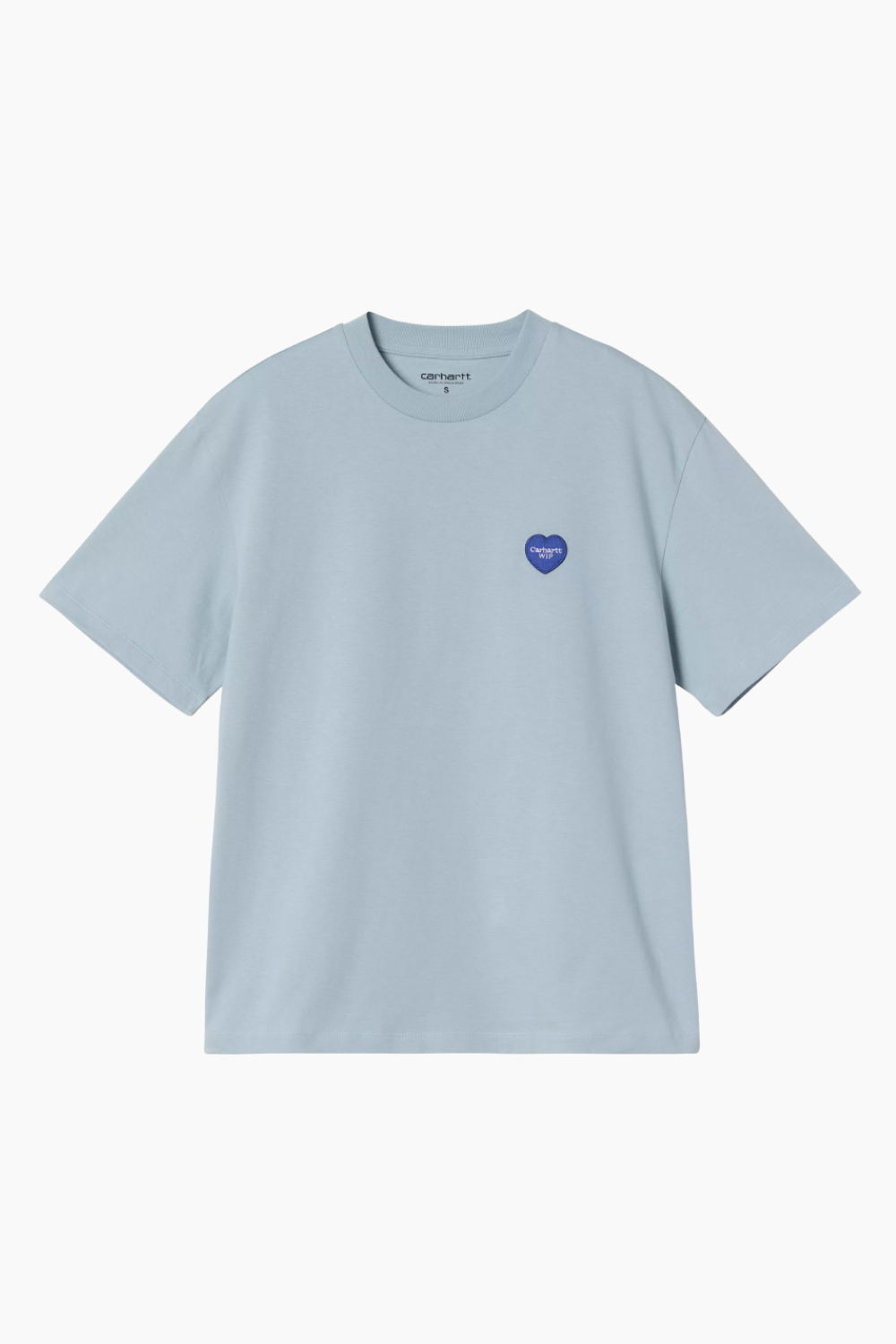 W' S/S Heart II Hartt T - Blue Fog - Carhartt WIP