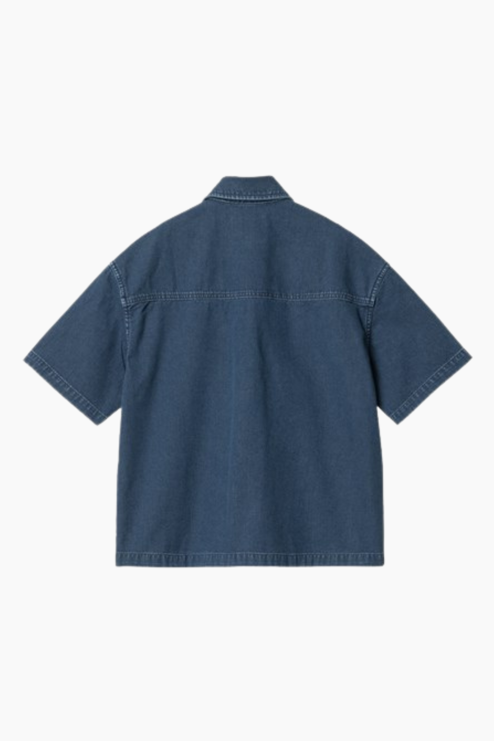 W' S/S Lovilia Shirt - Blue Heavy Stone Wash - Carhartt WIP