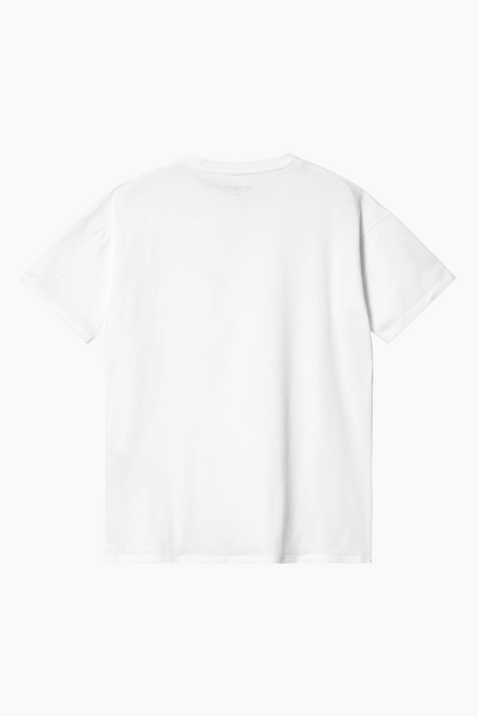 W' S/S Pocket T-shirt - White - Carhartt WIP