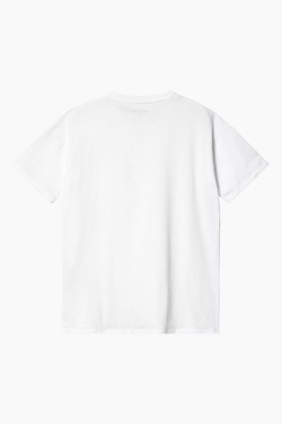 W' S/S Pocket T-shirt - White - Carhartt WIP