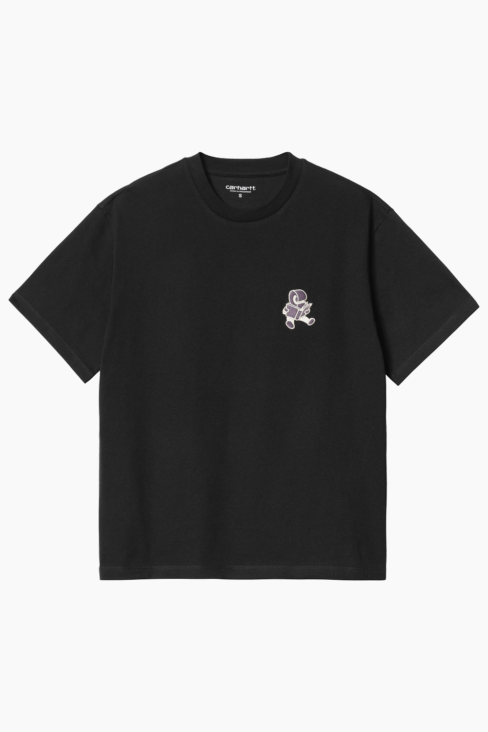 W' S/S Reading Club T-shirt - Black - Carhartt WIP