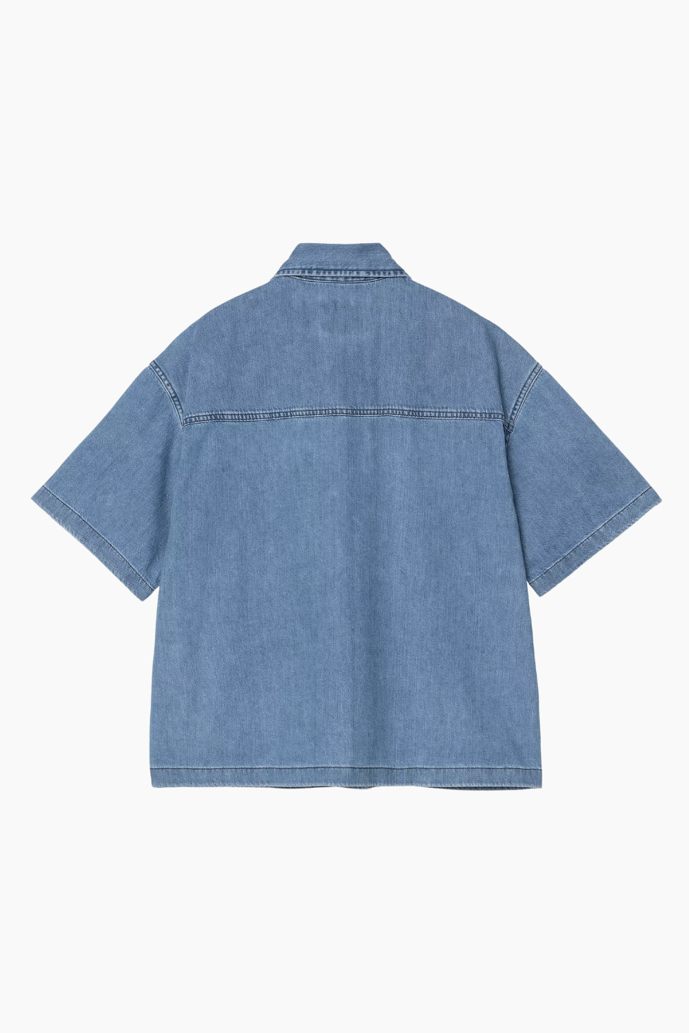 W' S/S Lovilia Shirt - Blue Stone Washed - Carhartt WIP-1