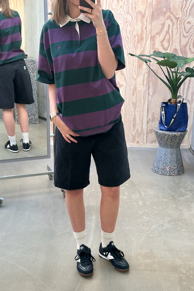W' S/S Seffner Polo T-shirt - Seffner Stripe - Carhartt WIP-3
