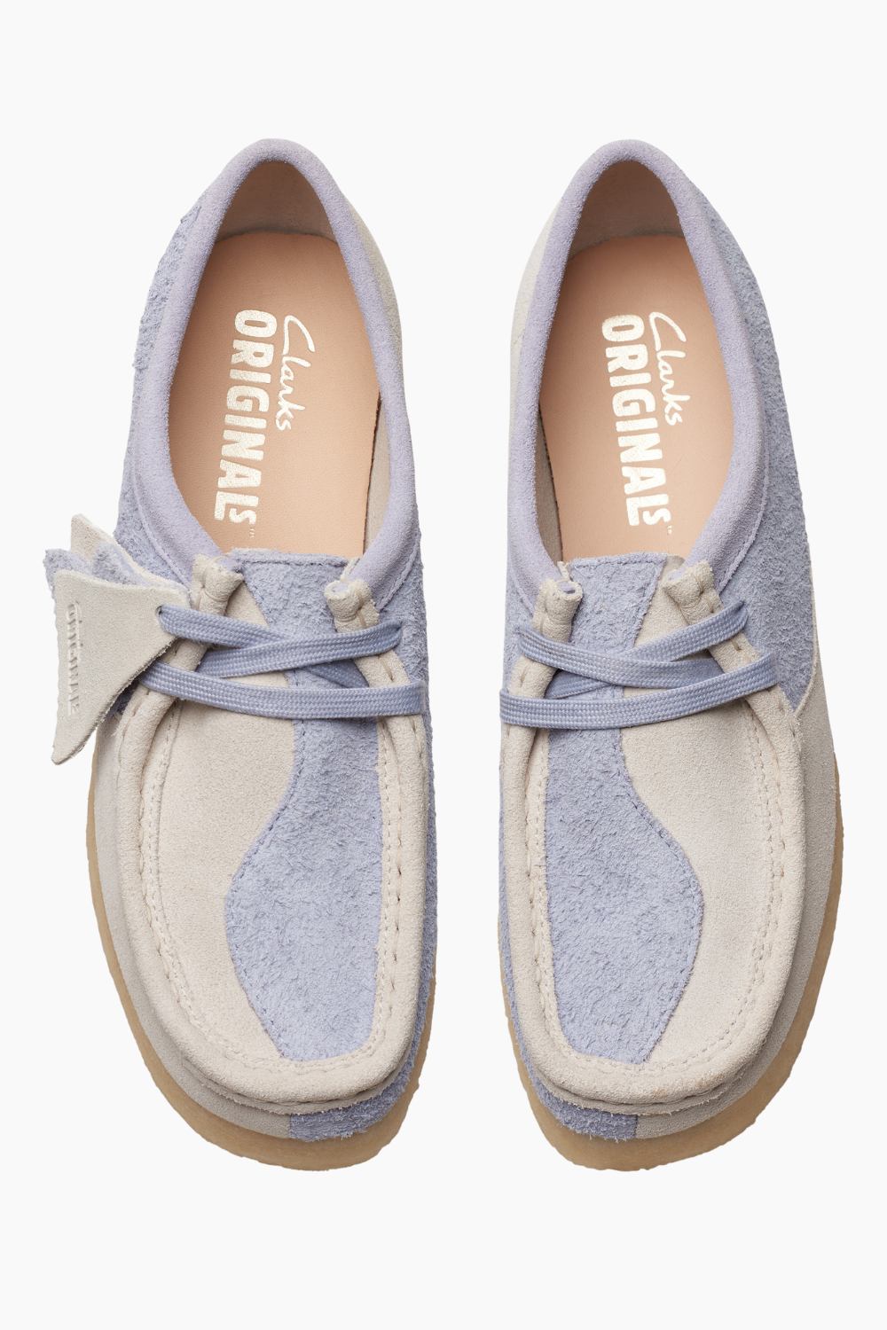 Wallabee. D - Cloud Grey Combi - Clarks
