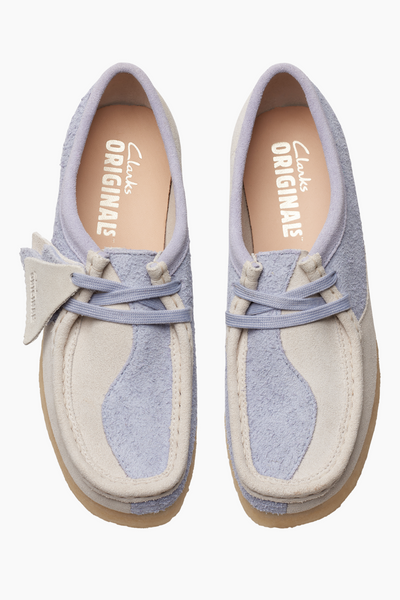 Wallabee. D - Cloud Grey Combi - Clarks