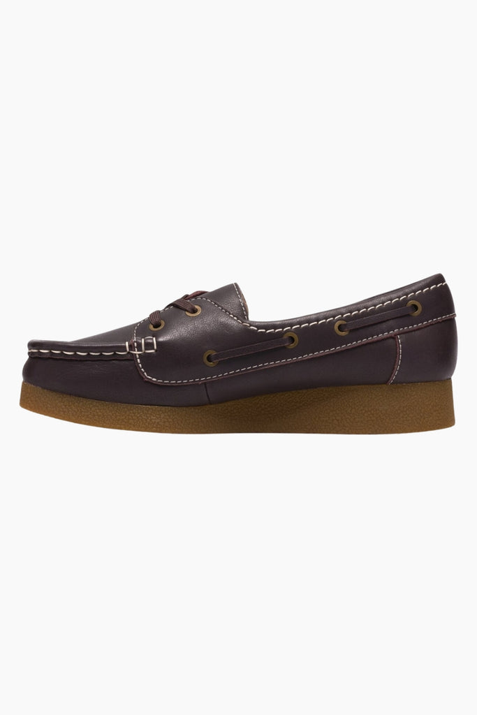 WallabeeEVOSea D - Dark Brown Leather - Clarks