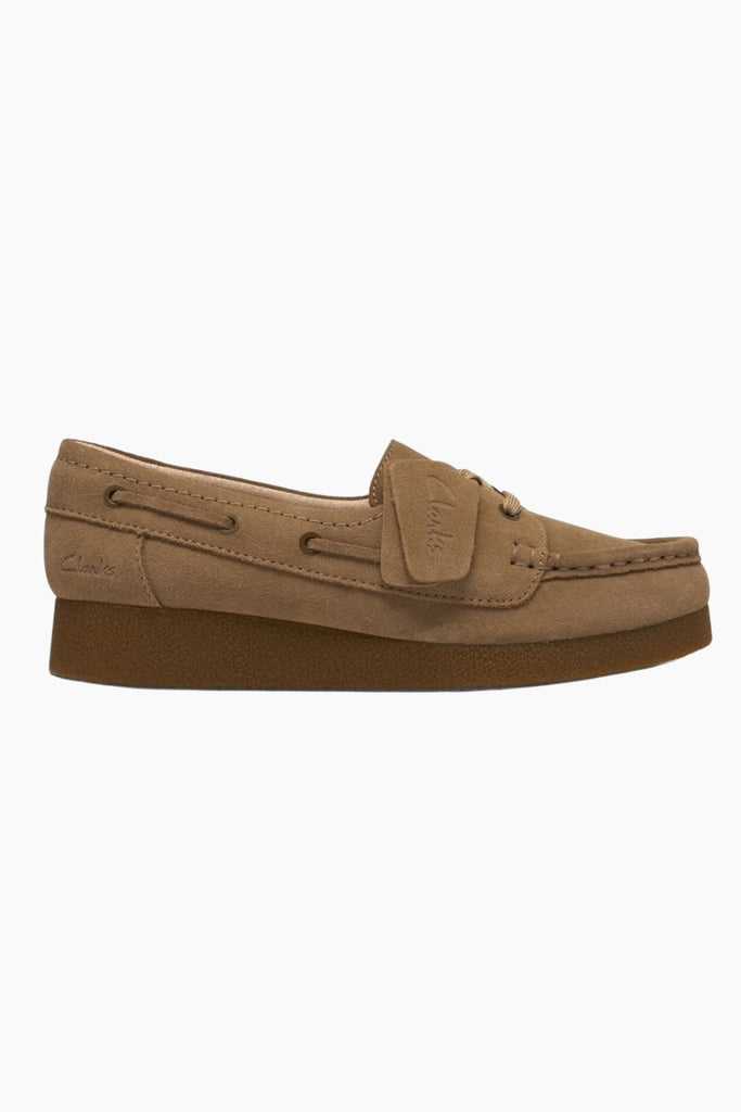 WallabeeEVOSea D - Dark Sand Suede - Clarks