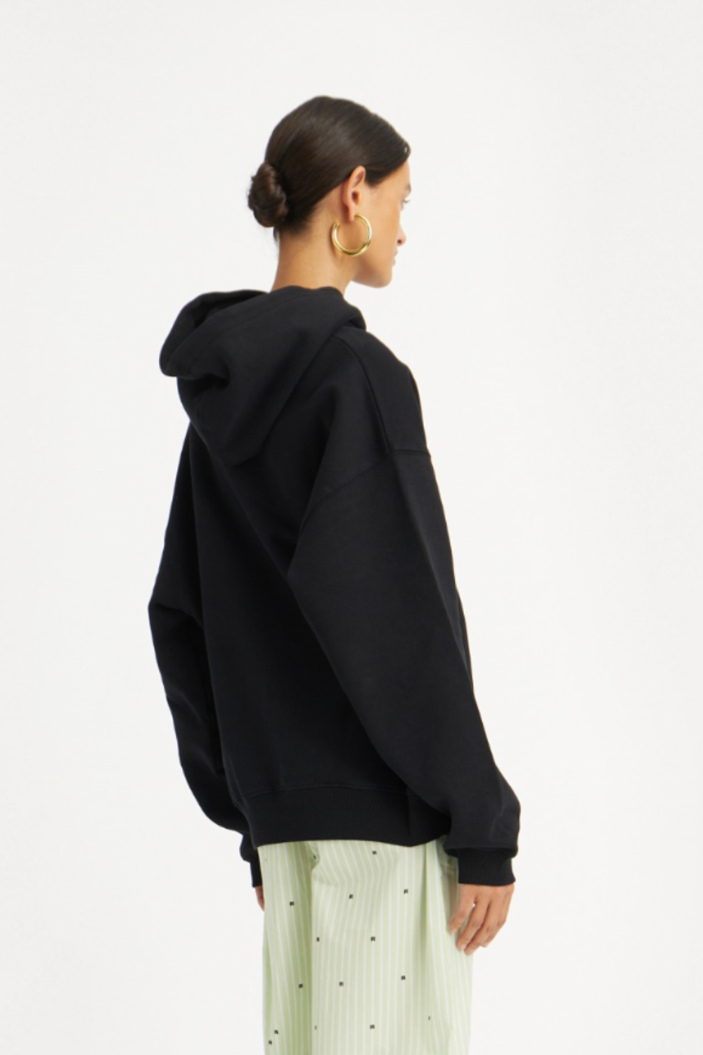 Washed Heavy Sweat Hoodie 115084100 - Black - Rotate