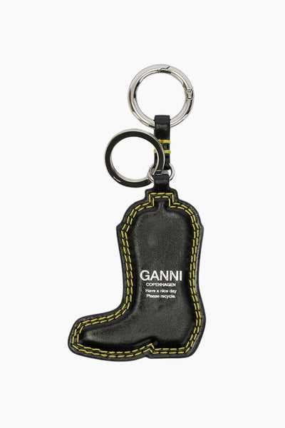 Western Boot Keyring B3010057 - Blazing Yellow - GANNI