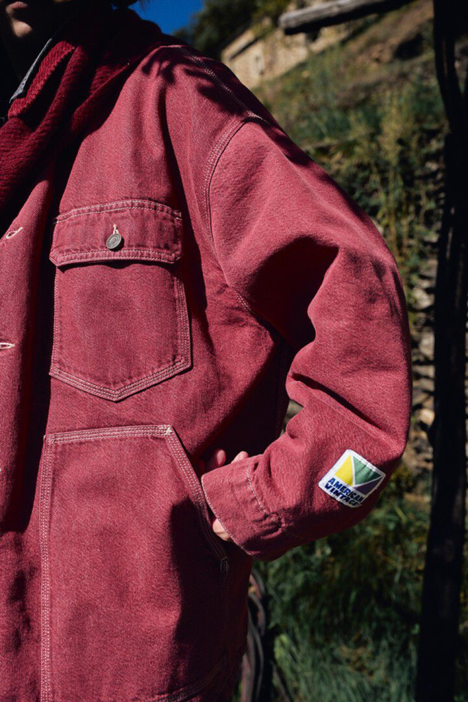 Ymobay Jacket - Burgundy - American Vintage