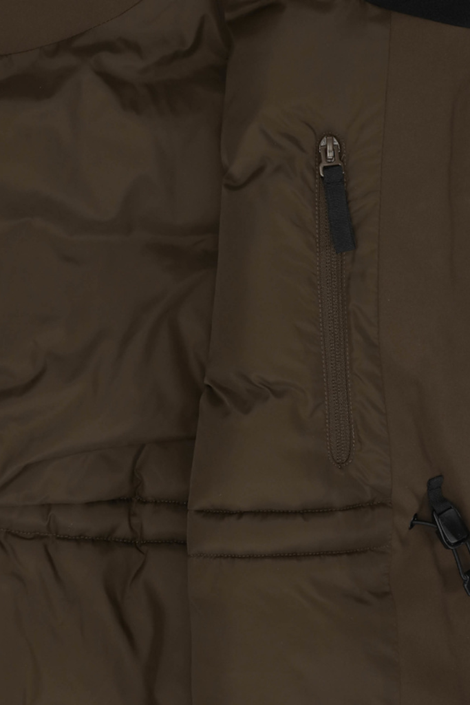 Women's Parka Jacket - Brown - Bareen