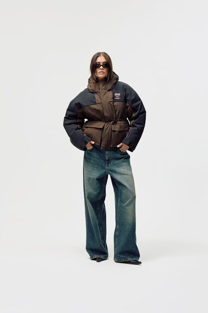 Women's Parka Jacket - Brown - Bareen
