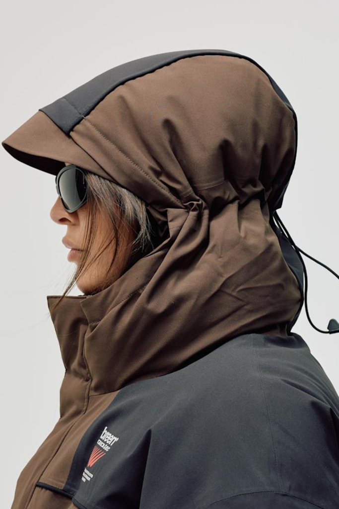 Women's Parka Jacket - Brown - Bareen