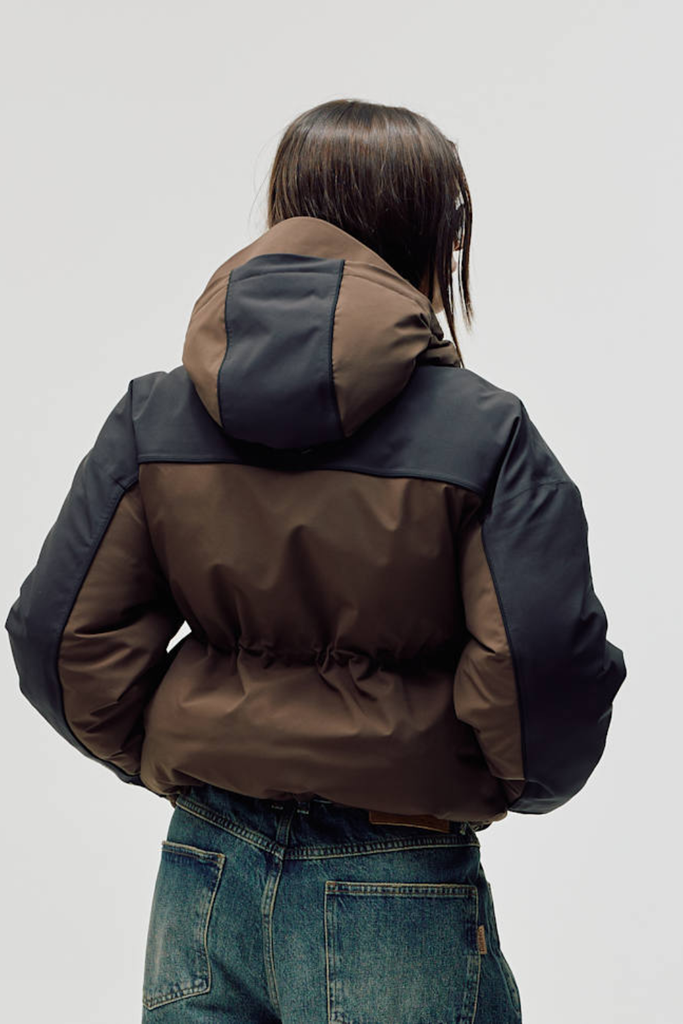 Women's Parka Jacket - Brown - Bareen