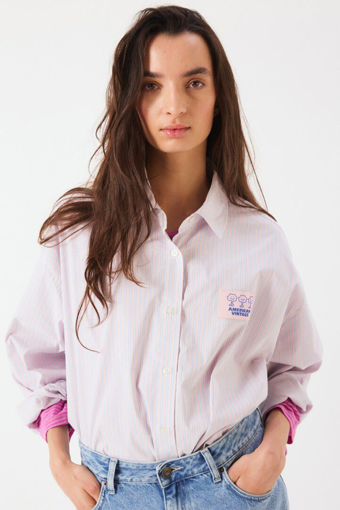 Women's Shirt Soabird - Soft Stripes - American Vintage
